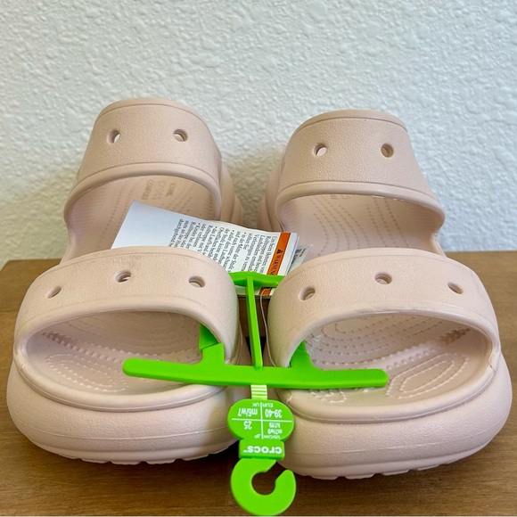NEW CROCS Size 9 CLASSIC CRUSH Sandals QUARTZ Color SLIP ON - Picture 2 of 8